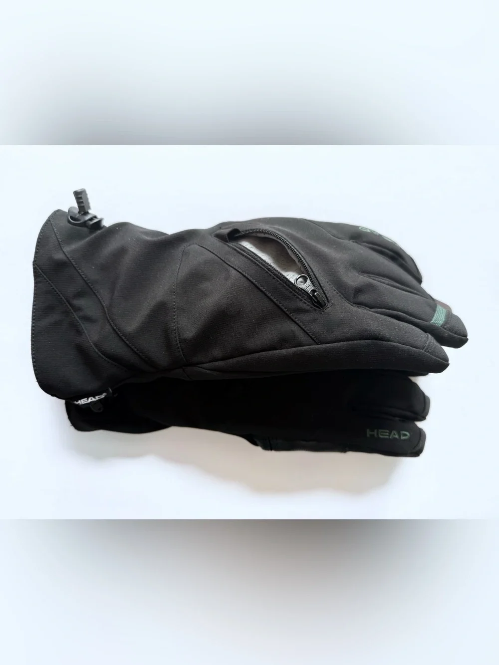 HEAD Women's Ski Gloves Black Medium DuPont Sorona Insulation Cold Weather New